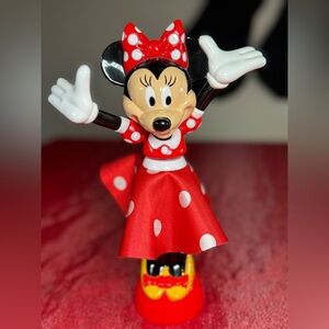 WORKING DISNEY MINNIE MOUSE FUNDANGO SPINS AROUND AND LIGHTS UP.